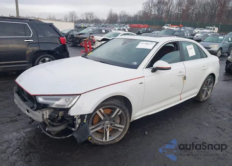 2017 Audi A4 2.0T Premium from USA, damaged, VIN WAUENAF40HN068463